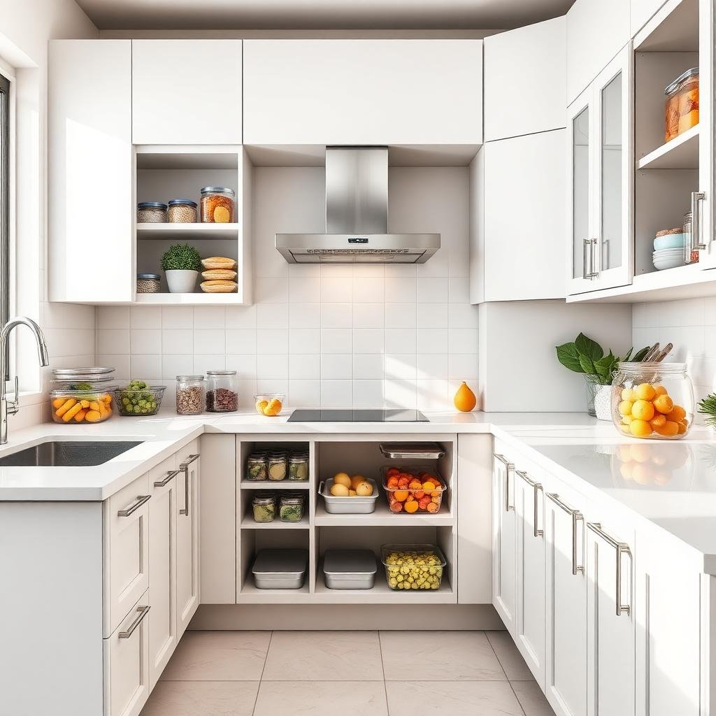 مطبخ نظيف ومنظم لمنع ظهور الصراصير