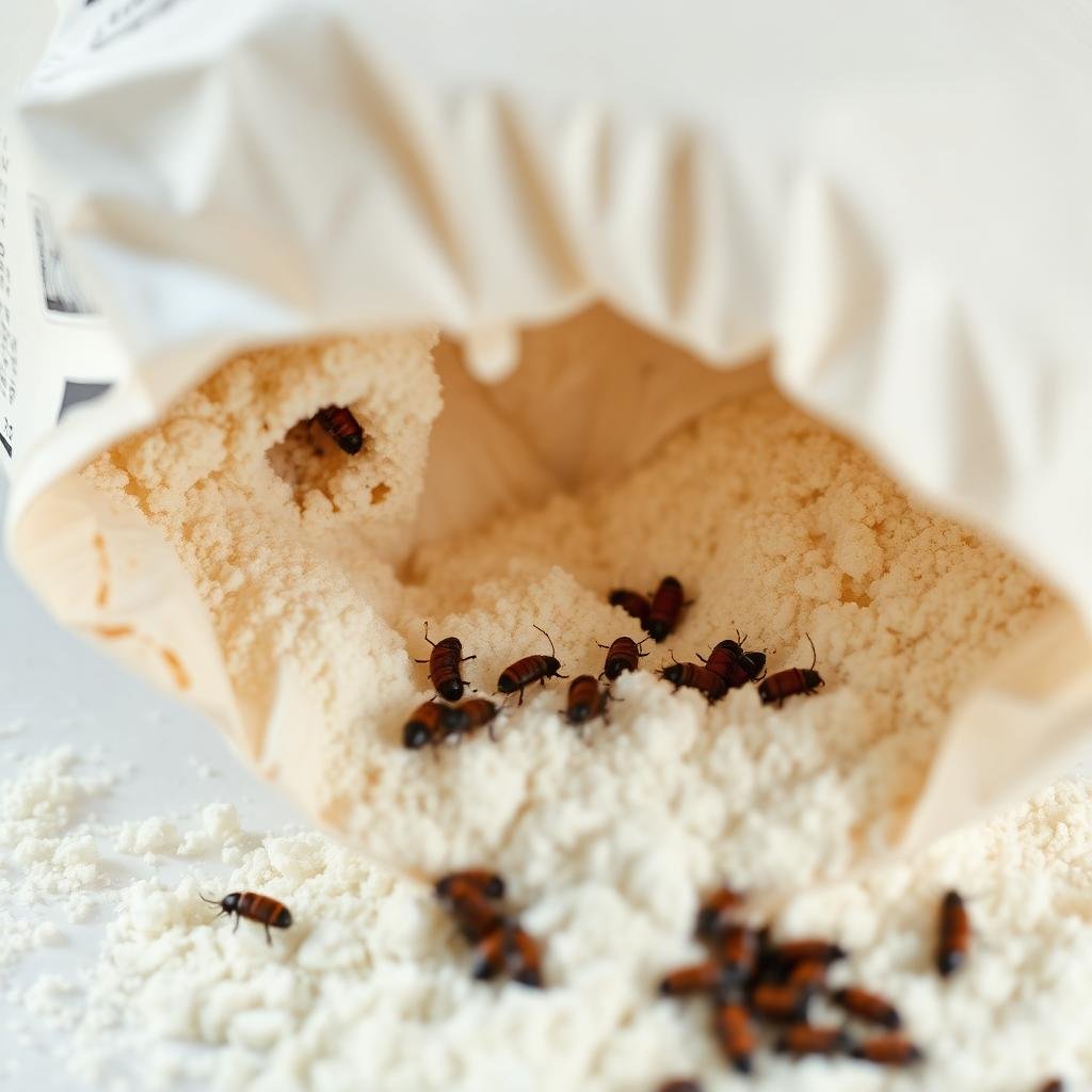 علامات إصابة الدقيق بالسوس