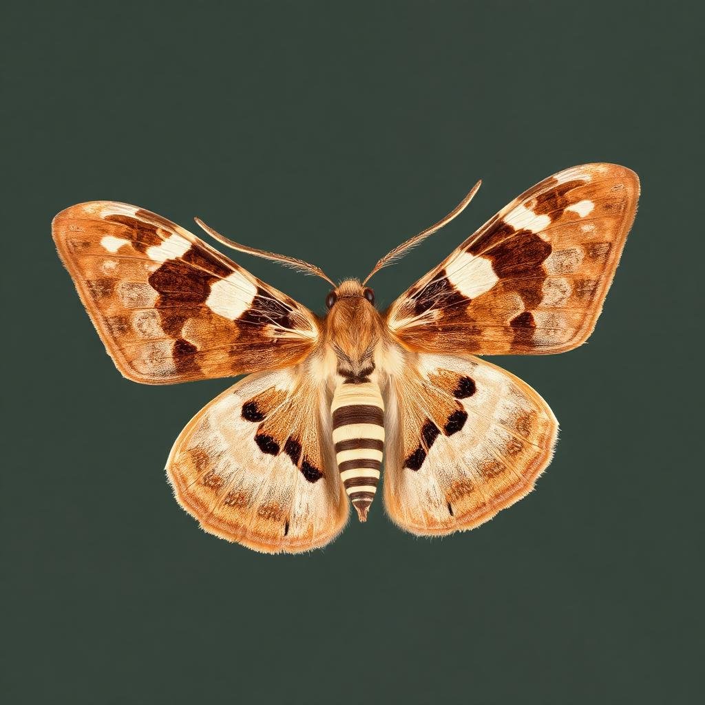 عثة الدقيق الهندية - فراشة المخزن