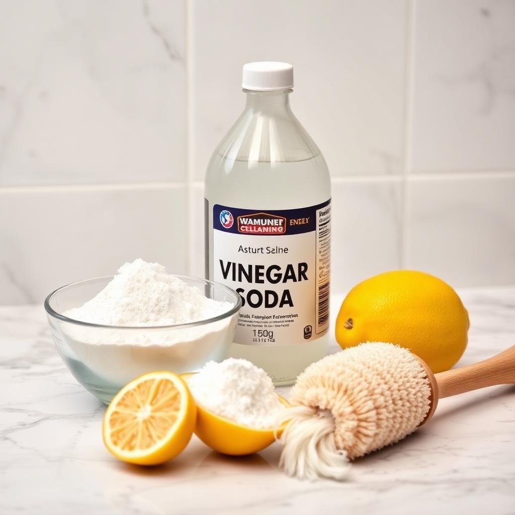 مكونات طبيعية لتنظيف الحمام من الترسبات الجيرية