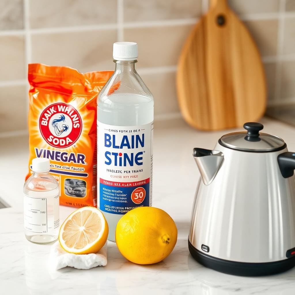مواد طبيعية لتنظيف البلاعات - خل وبيكربونات الصوديوم