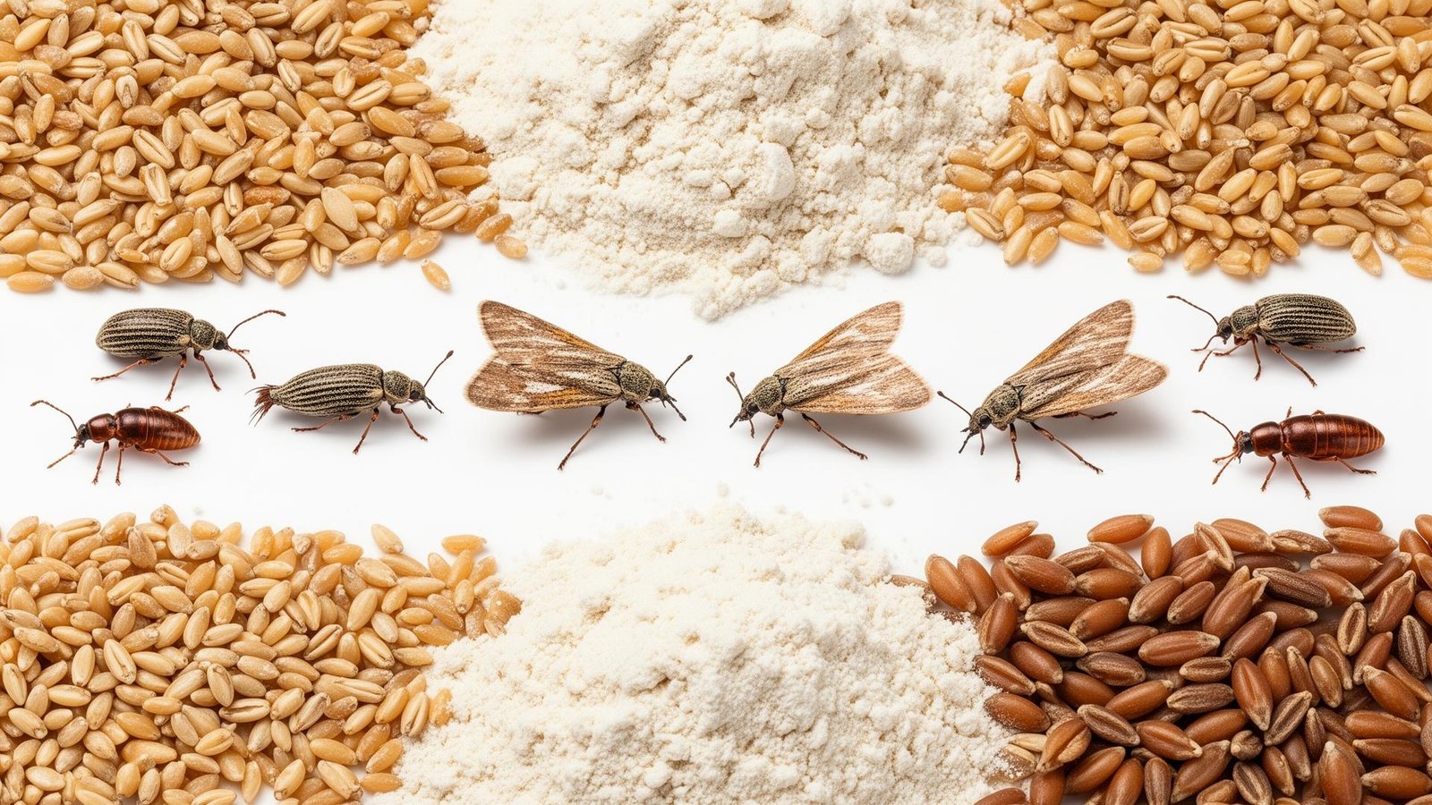 حشرات المخزن الشائعة في السعودية: دليل التعرف والمكافحة الشاملة