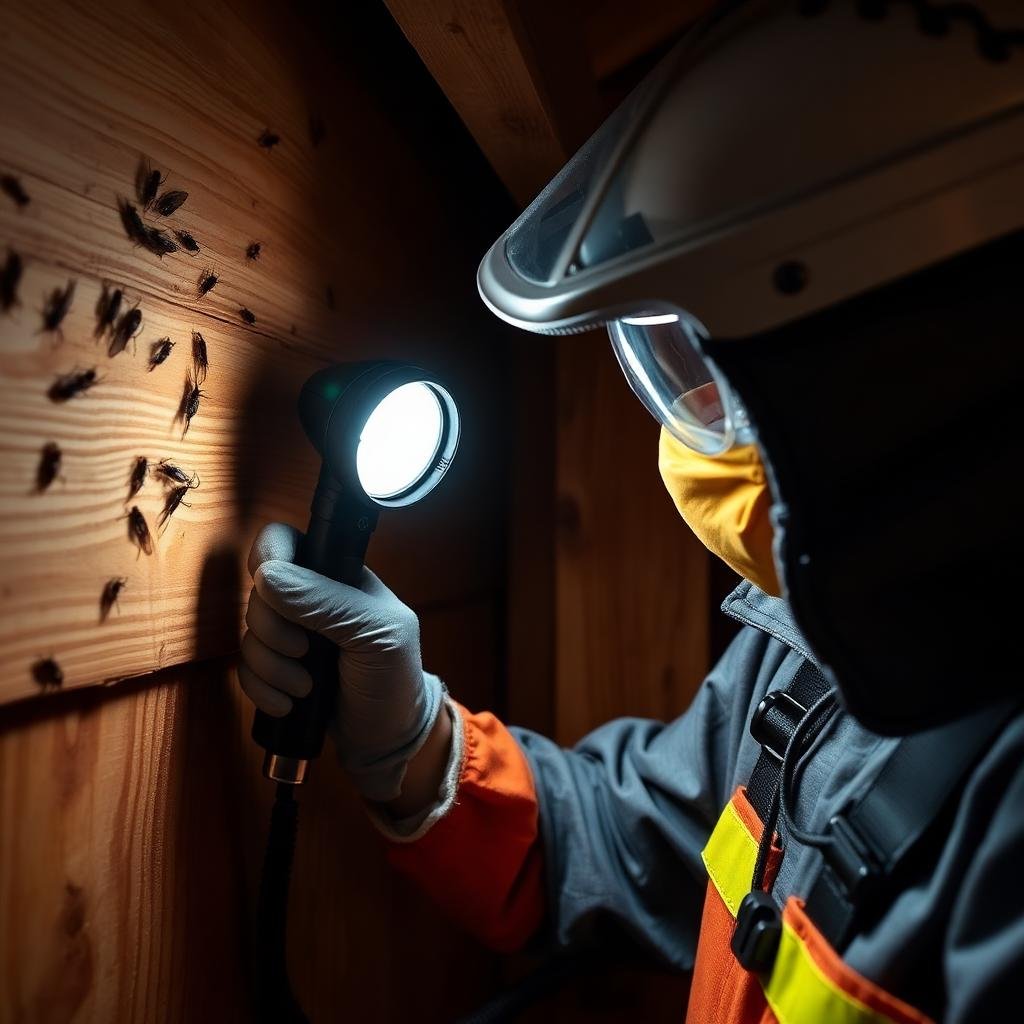 فحص احترافي للحشرات