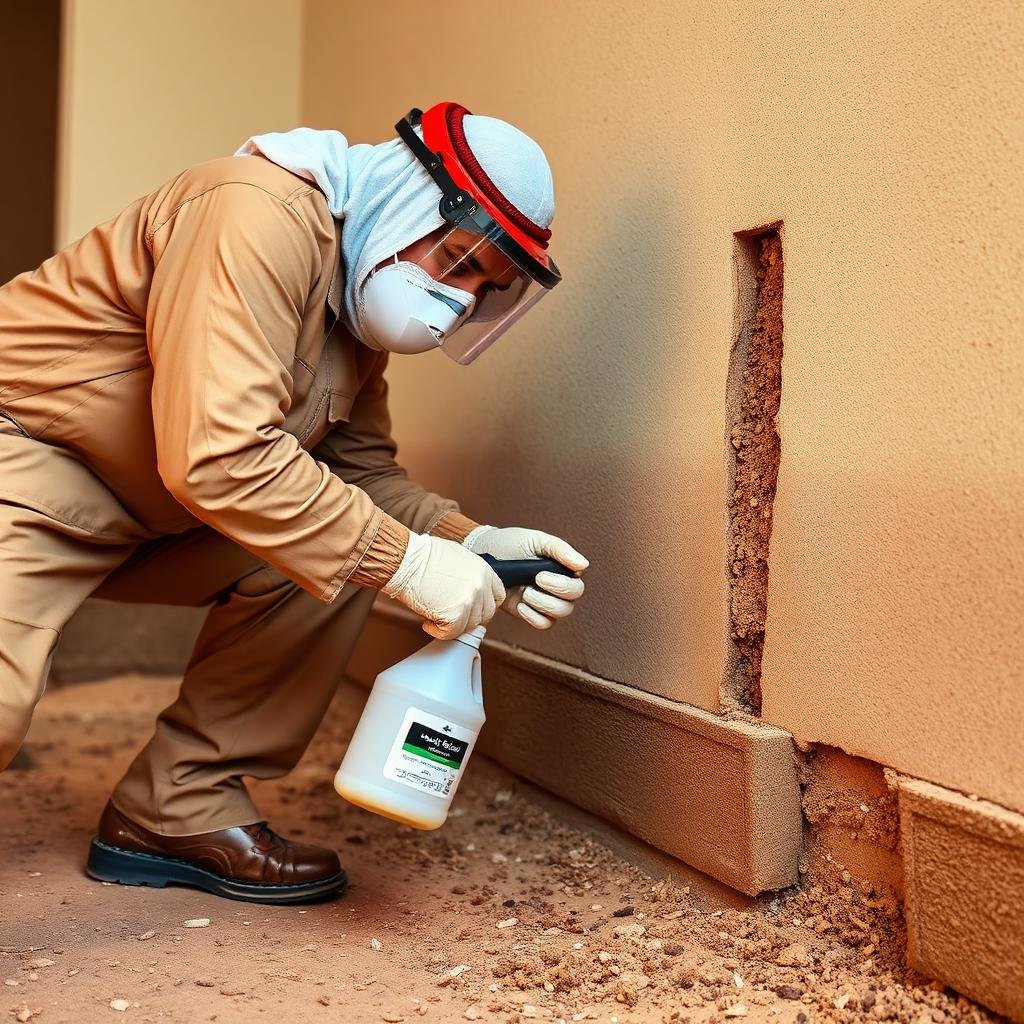 معالجة احترافية للأرضة بالحقن