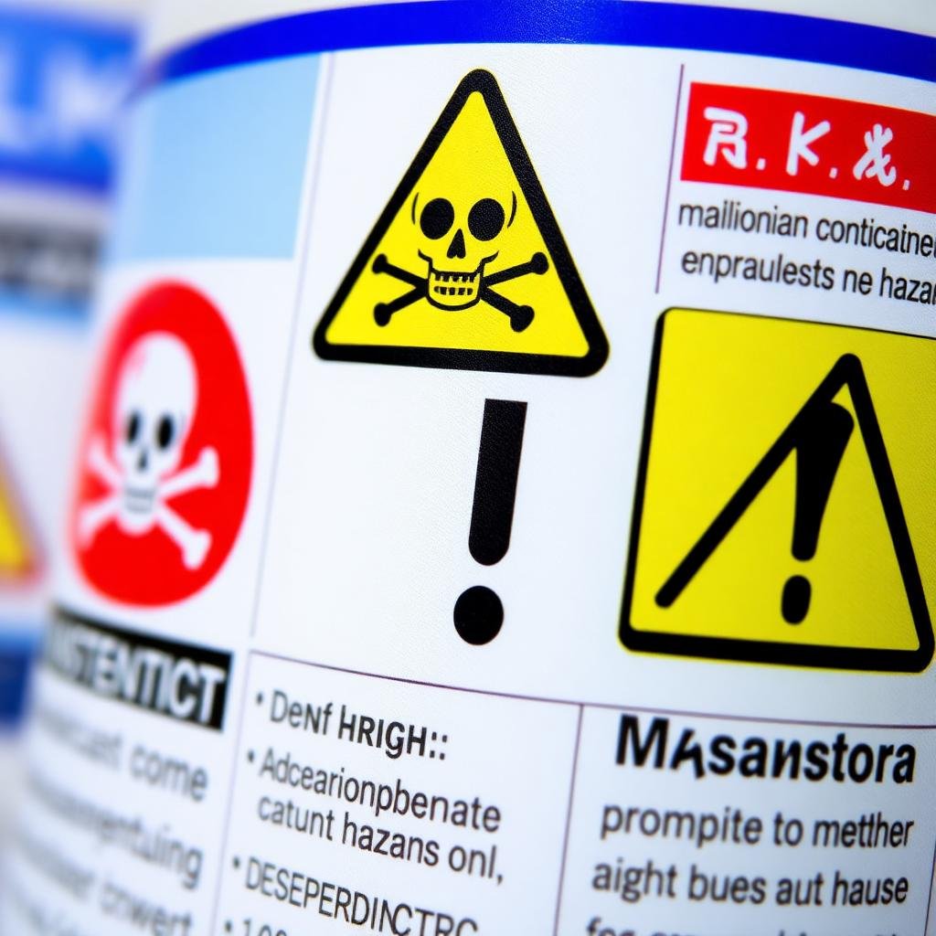 رموز التحذير على عبوات سم الفئران ودلالاتها