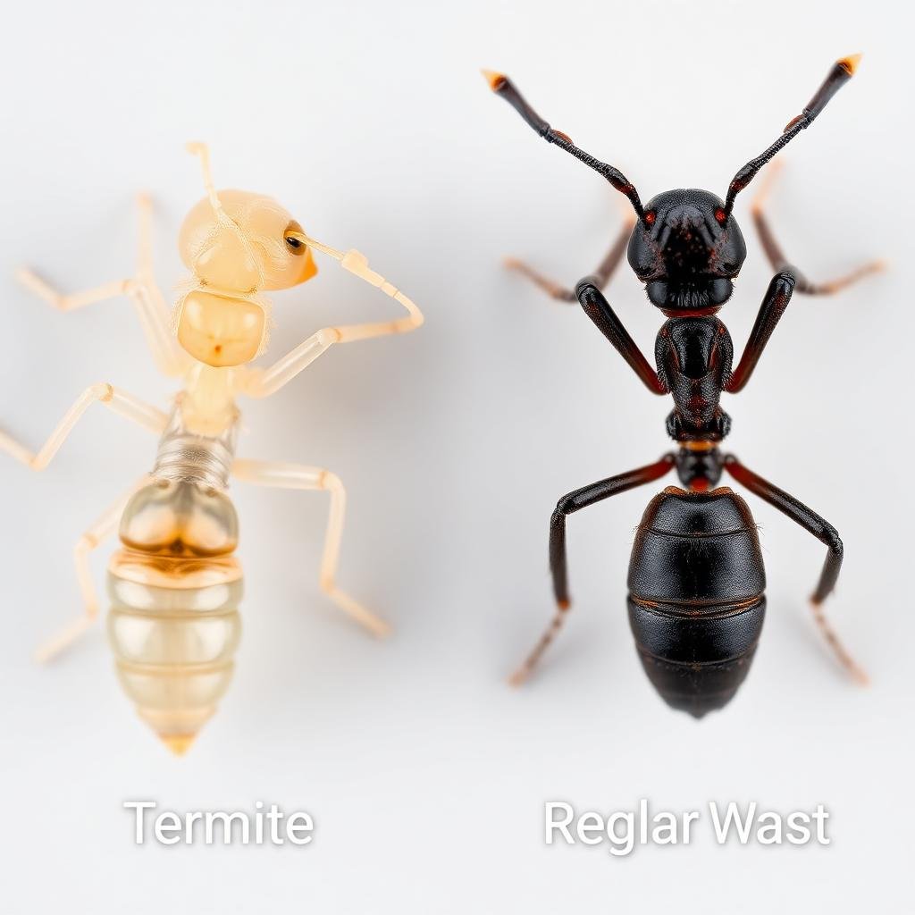 الفرق بين النمل الأبيض والنمل العادي: دليل مصور شامل 2026