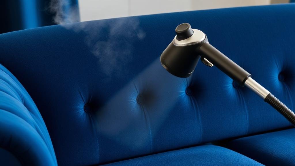 التنظيف بالبخار للكنب المخمل