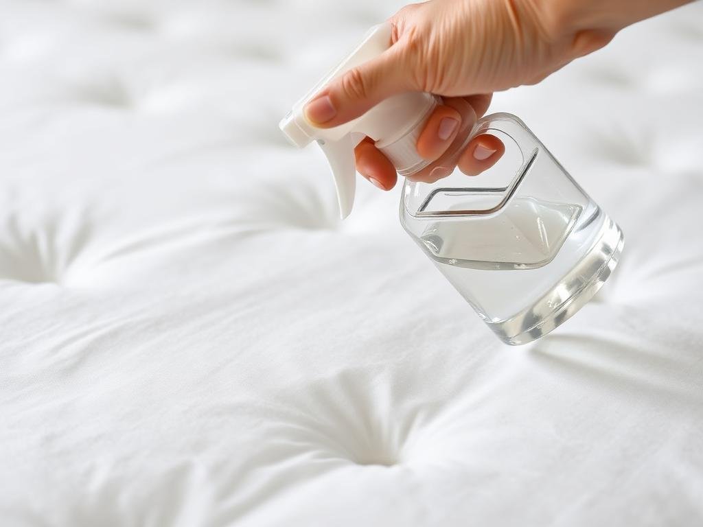 رش الخل على المرتبة