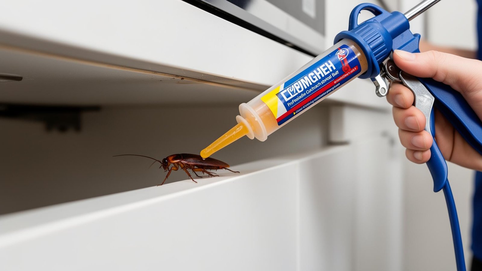 تطبيق جل مكافحة الصراصير تحت الخزائن