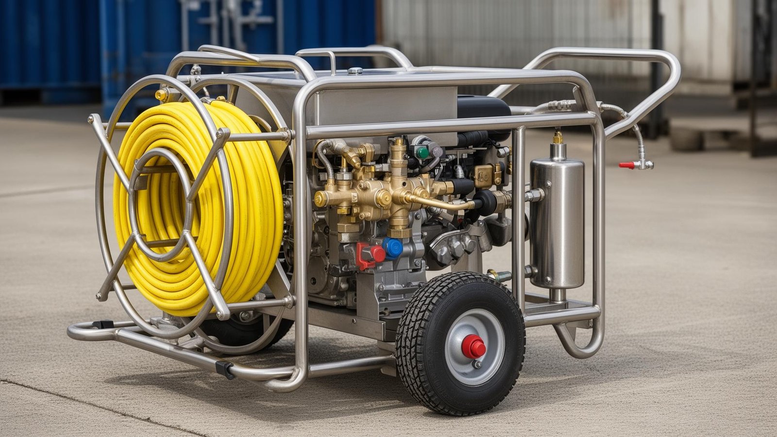 جهاز تسليك المجاري بالضغط العالي - الشهاب كنترول 2026