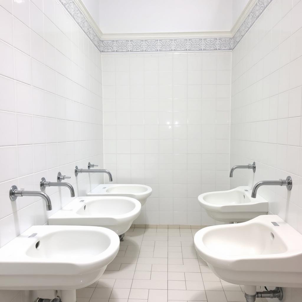 منطقة مواضئ المسجد نظيفة بالدمام