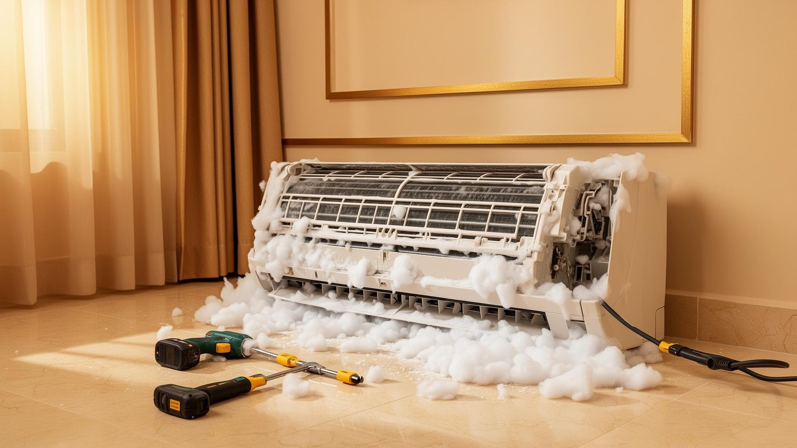 فني غسيل مكيفات في الرياض - الشهاب كنترول