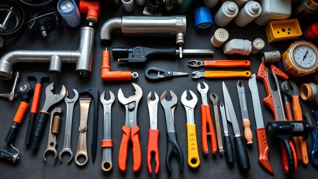 أدوات ومعدات السباكة الاحترافية المستخدمة من فريق الشهاب كنترول في جدة