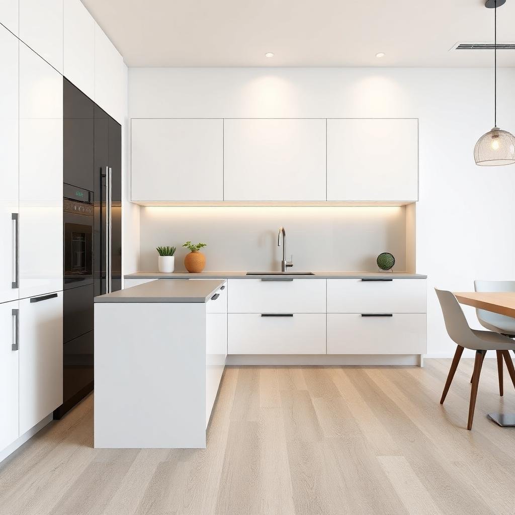 أرضيات فينيل فاخر LVP للمطابخ السعودية