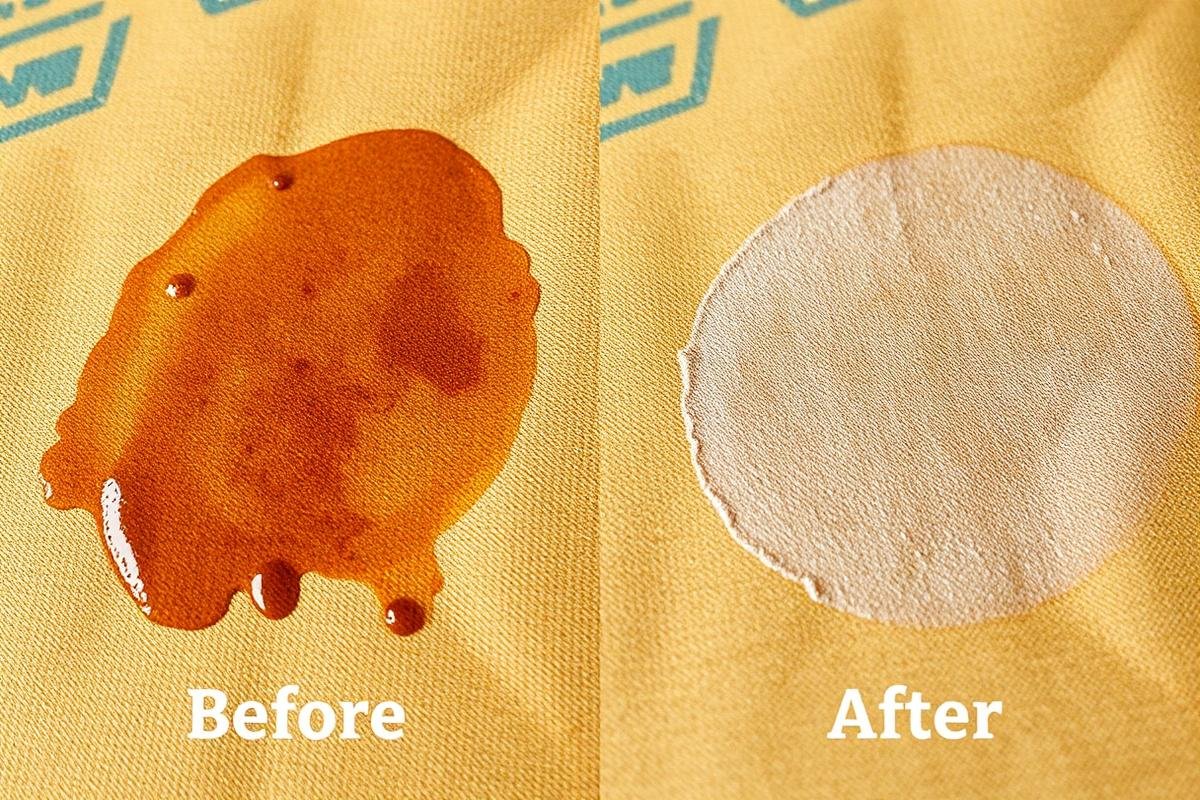 إزالة بقع الطعام من مجالس مكة