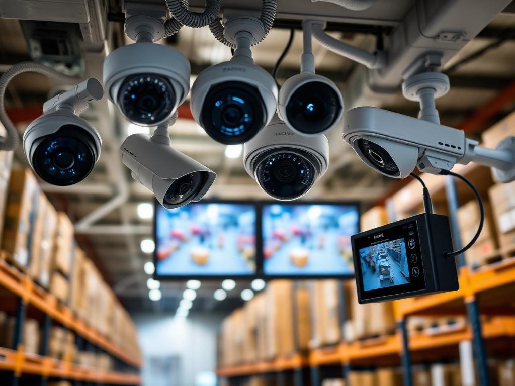 أنظمة الأمان في مستودع التخزين