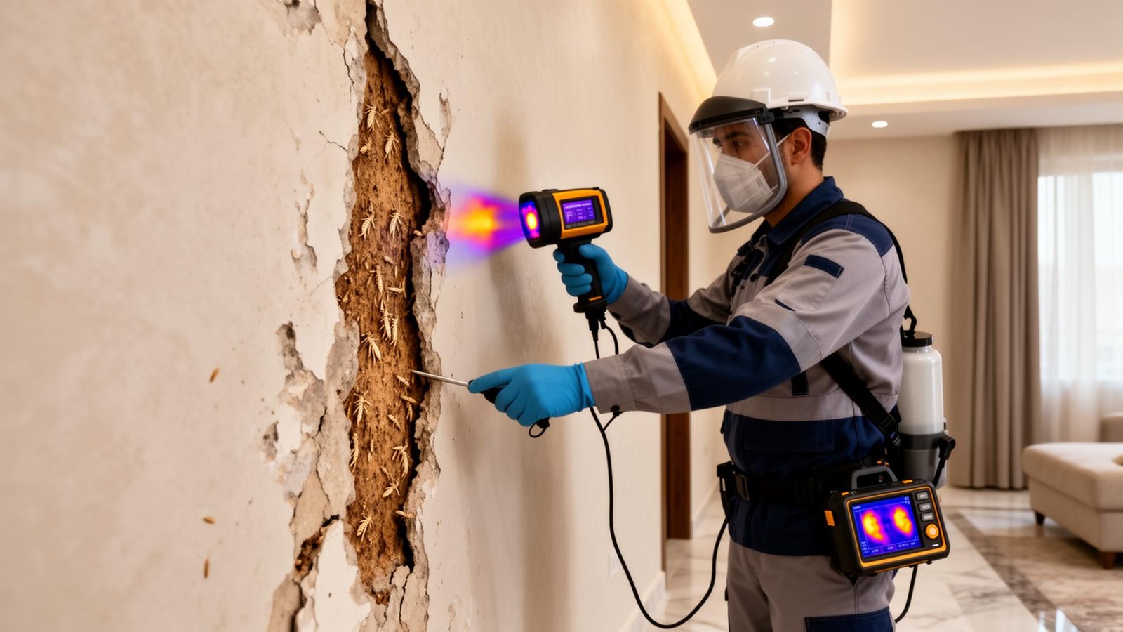 شركة مكافحة النمل الابيض بمكة المكرمة - فريق الشهاب كنترول