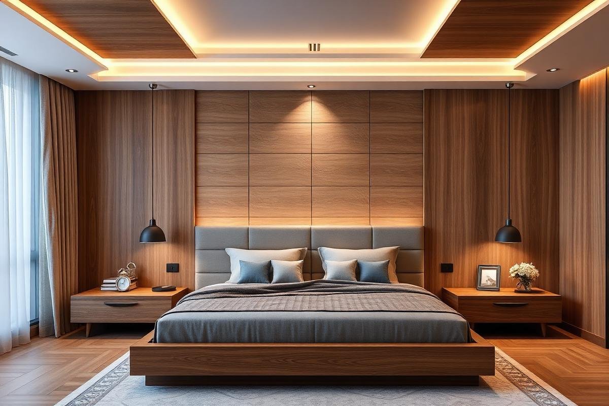 تركيب بديل خشب لغرفة نوم