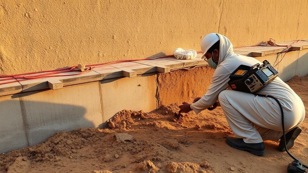 رش النمل الأبيض قبل البناء في الرياض - معالجة الأساسات