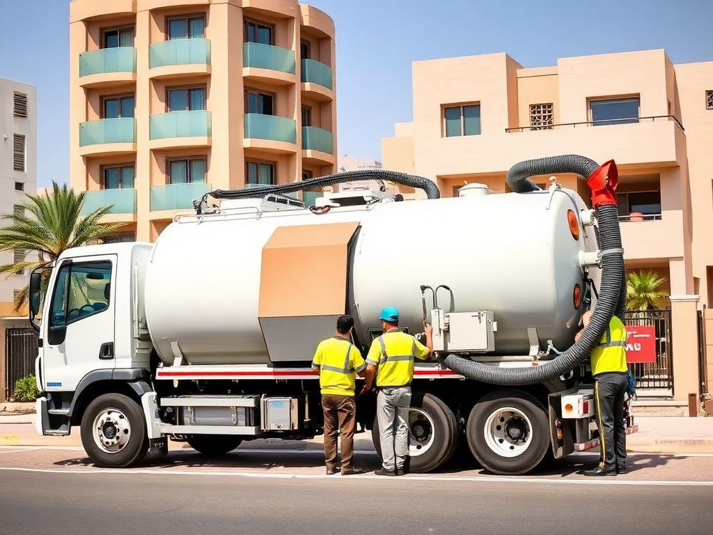 سيارة شفط بيارات في الرياض - فريق تنظيف محترف