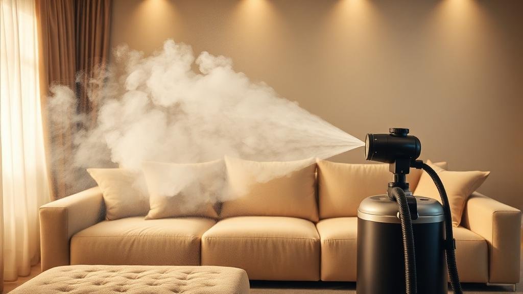 تنظيف بالبخار في الرياض - جهاز بخار يعقم الكنب