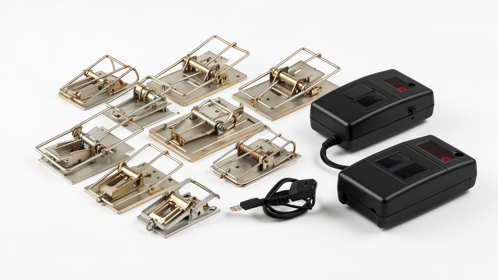 معدات ومصائد مكافحة الفئران المتنوعة