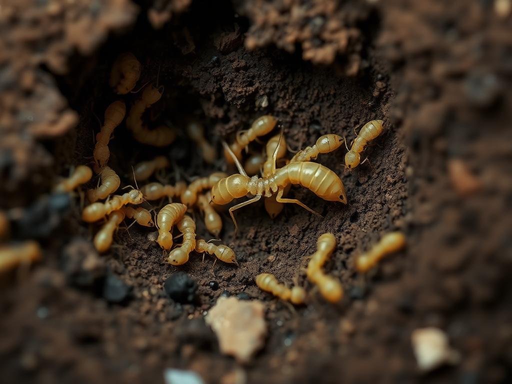 مستعمرة النمل الأبيض تحت الأرض تهدد أساسات المباني