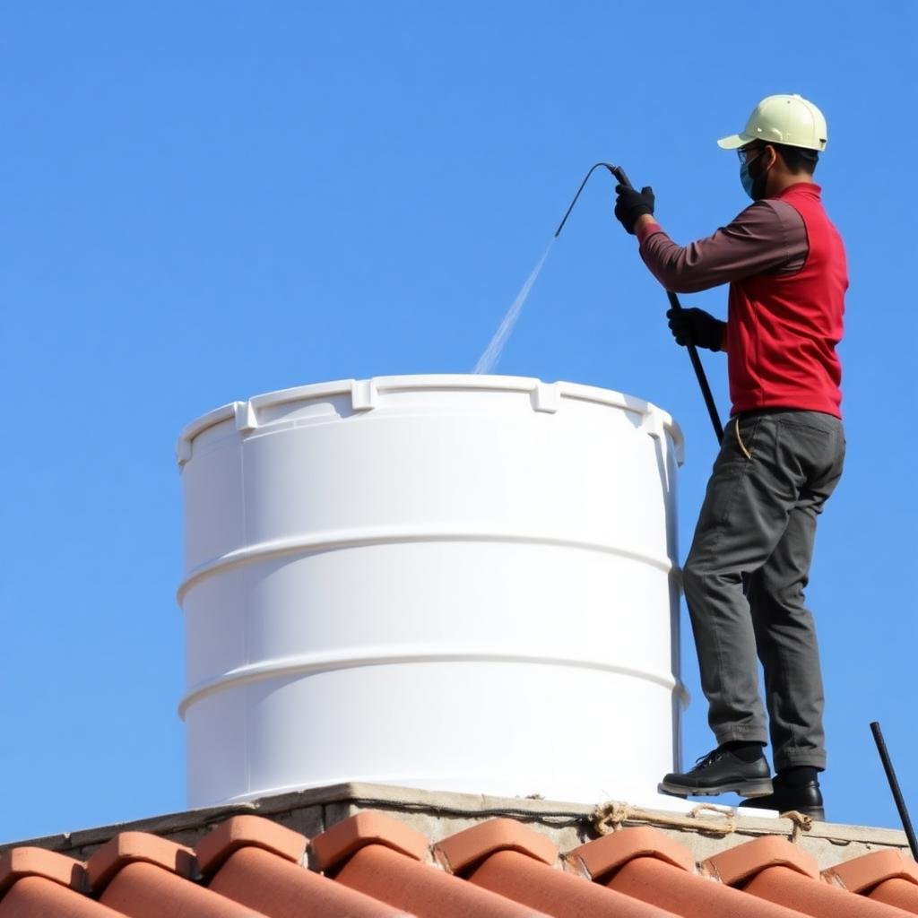 تنظيف خزان مياه علوي في الدمام